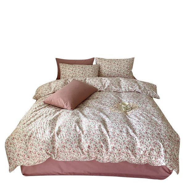 bedding sets little rose cotton four-piece ins retro pure bed linen quilt cover 1.5m1.8 m
bedding sets little rose cotton four-piece ins retro pure bed linen quilt cover 1.5m1.8 m
