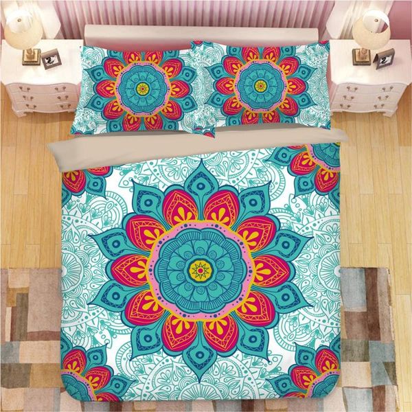 bedding sets 3d bohemia print set duvet covers pillowcases one piece comforter bedclothes bed linen