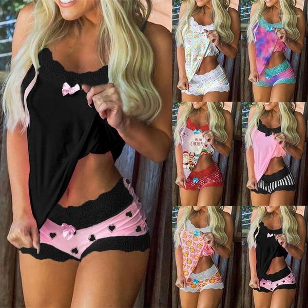 women's swimwear spaghetti strap lace pajama set sleeveless trim bowknot pyjamas sleep shorts pijama suit sleepwear women nighties, White;black
women's swimwear spaghetti strap lace pajama set sleeveless trim bowknot pyjamas sleep shorts pijama suit sleepwear women nighties, White;black