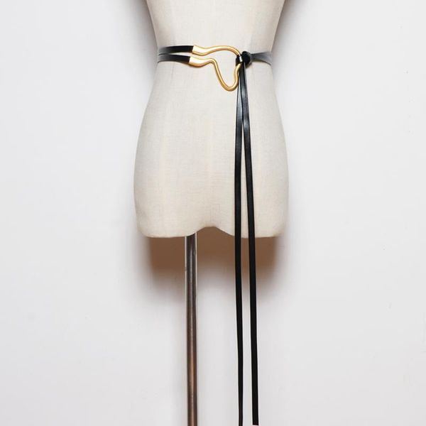 designer belts for women long thin ceinture femme knot dress belt genuine leather cummerbunds cintos, Black;brown
designer belts for women long thin ceinture femme knot dress belt genuine leather cummerbunds cintos, Black;brown