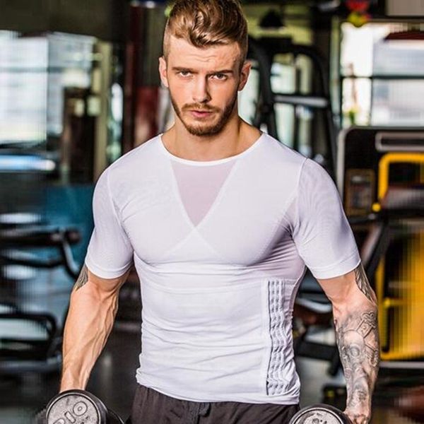 men's body shapers shaper tshirt sweat shirt shapewear for men tummy mesh underwear breathable slim belt bodysuit man, Black;brown
men's body shapers shaper tshirt sweat shirt shapewear for men tummy mesh underwear breathable slim belt bodysuit man, Black;brown