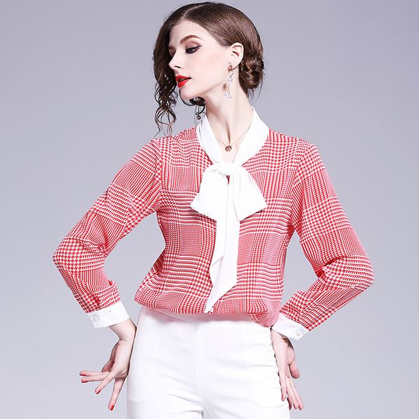2021 new primavera e no vero mulheres chiffon moda camisas xadrez de manga longa meninas camisa das senhoras em torno xwvk, White
2021 new primavera e no vero mulheres chiffon moda camisas xadrez de manga longa meninas camisa das senhoras em torno xwvk, White