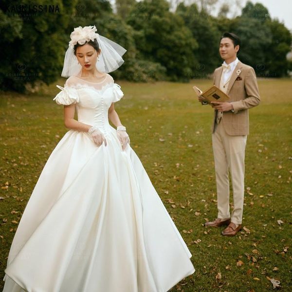 other wedding dresses kaunissina french style satin a-line o-neck buttons white simple bridal gowns custom size elegant marriage dress1
other wedding dresses kaunissina french style satin a-line o-neck buttons white simple bridal gowns custom size elegant marriage dress1