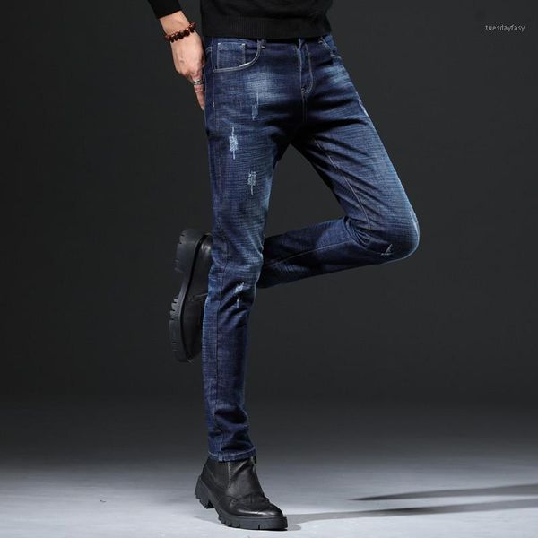 men's jeans 2021 men fashion business casual stretch slim social denim pants blue black trousers male brand large size 38,3211
men's jeans 2021 men fashion business casual stretch slim social denim pants blue black trousers male brand large size 38,3211