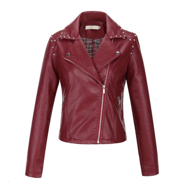 designerleather new jacket motorcycle slim fit short collar embroidered for women's wear, Black
designerleather new jacket motorcycle slim fit short collar embroidered for women's wear, Black