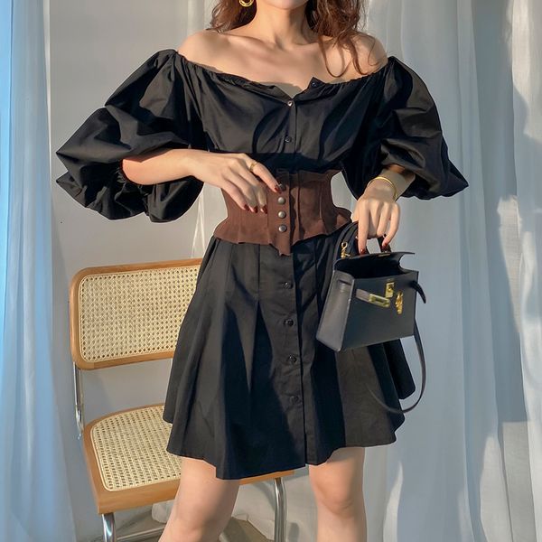 2021 fashion autumn winter off the shoulder lantern vest cotton line dressed woman slash neck upxp, Black;gray
2021 fashion autumn winter off the shoulder lantern vest cotton line dressed woman slash neck upxp, Black;gray
