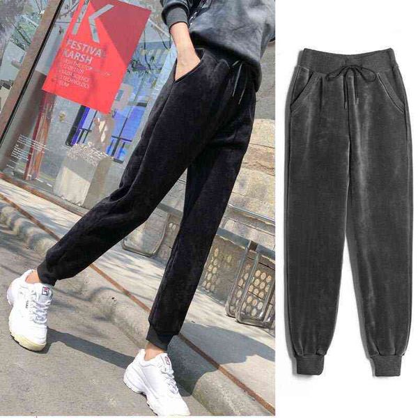 women's leggings quality 2022 autumn sports street trendsetter women's gold veet harlan casual pants, Black
women's leggings quality 2022 autumn sports street trendsetter women's gold veet harlan casual pants, Black