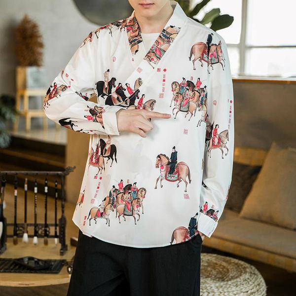 men's casual shirts plus size men -5xl kimono shirt long sleeve japanese streetwear cloak open front cardigan collarless xxxxxl, White;black
men's casual shirts plus size men -5xl kimono shirt long sleeve japanese streetwear cloak open front cardigan collarless xxxxxl, White;black