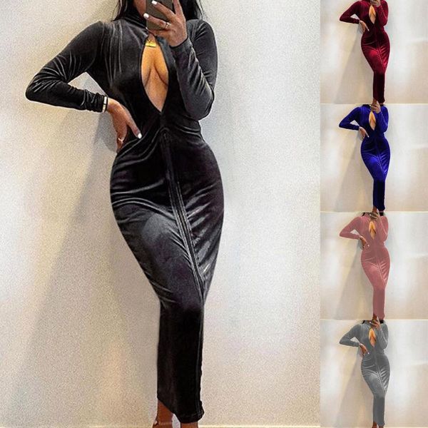 casual dresses long sleeve round neck dress 2021 fashion women's wear autumn elegant dinner slim fit cutout high waist, Black;gray
casual dresses long sleeve round neck dress 2021 fashion women's wear autumn elegant dinner slim fit cutout high waist, Black;gray