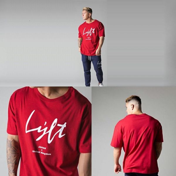 mens 2021 gyms fitness t shirt casual loose short sleeve t-shirt summer cotton printed tee new male workout training apparel xdxv, White;black 
mens 2021 gyms fitness t shirt casual loose short sleeve t-shirt summer cotton printed tee new male workout training apparel xdxv, White;black