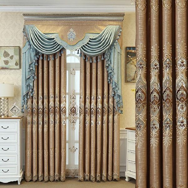 curtain & drapes luxury european curtains for living dining room bedroom american chenille embroidery
curtain & drapes luxury european curtains for living dining room bedroom american chenille embroidery