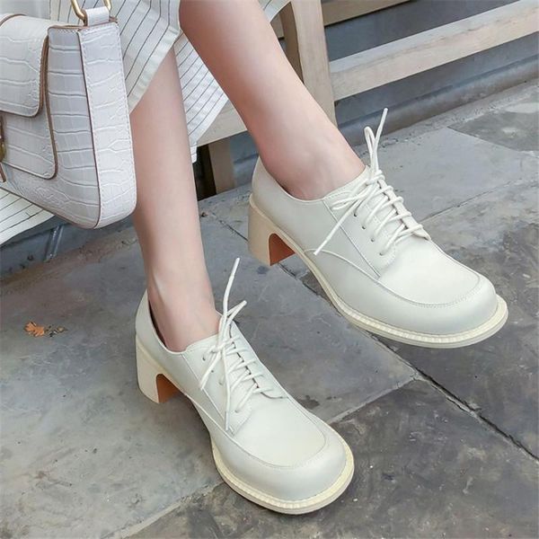 dress shoes pxelena 2021 autumn retro women oxfords natural genuine leather lace up block chunky high heels lady office daily pumps 39, Black
dress shoes pxelena 2021 autumn retro women oxfords natural genuine leather lace up block chunky high heels lady office daily pumps 39, Black