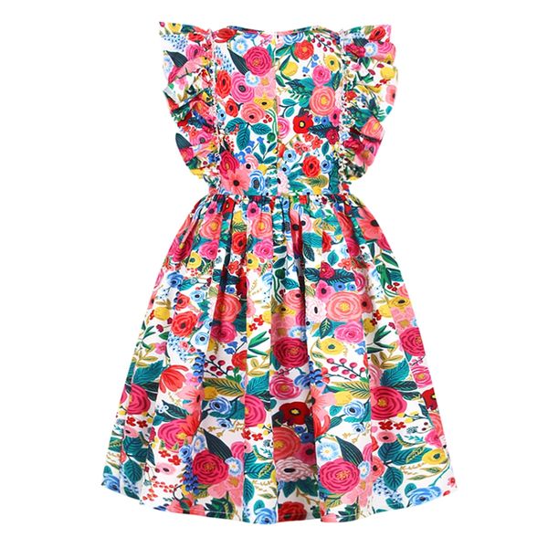 5-10t girls floral flying sleeve dress summer casual sundress outfit for girls flower printed red dress, Red;yellow
5-10t girls floral flying sleeve dress summer casual sundress outfit for girls flower printed red dress, Red;yellow