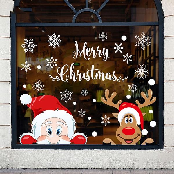 wall stickers 1pc santa elk christmas pvc window glass snowflake sticker merry ornaments xmas year 2022 home decor
wall stickers 1pc santa elk christmas pvc window glass snowflake sticker merry ornaments xmas year 2022 home decor
