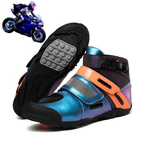 cycling footwear motorcycle boots men's trend fashion colorful color-changing riding shoes off-road travel ladies street racing, Black
cycling footwear motorcycle boots men's trend fashion colorful color-changing riding shoes off-road travel ladies street racing, Black