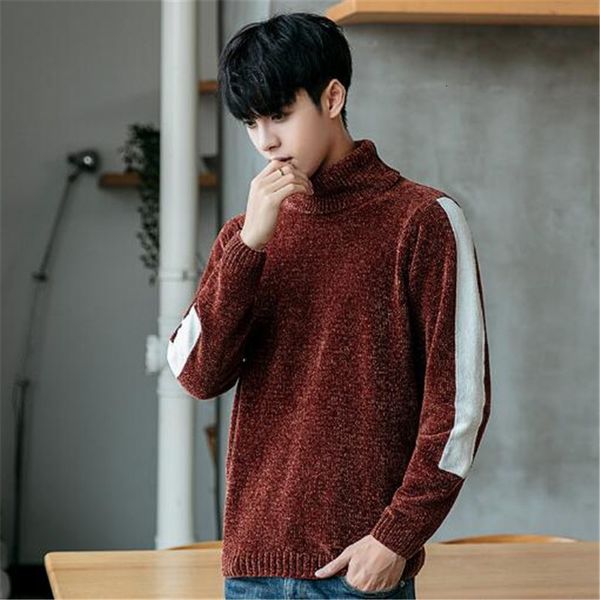 turtleneck thickening autumn men's sweater knitted long sleeved personality winter y11s, White;black
turtleneck thickening autumn men's sweater knitted long sleeved personality winter y11s, White;black