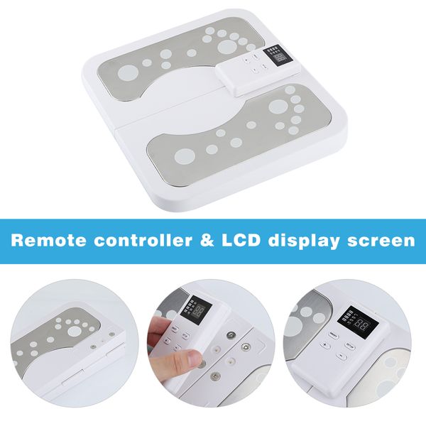 electric ems foot massager pad foldable 50 gears 10 mode feet muscle acupoint stimulator foot massager mat relieve pain foot pad perfections
electric ems foot massager pad foldable 50 gears 10 mode feet muscle acupoint stimulator foot massager mat relieve pain foot pad perfections