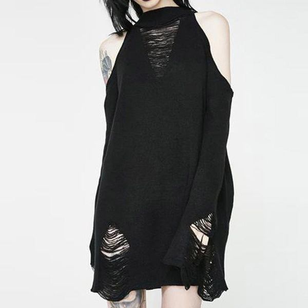 women's sweaters rosetic women sweater 2021 off shoulder black long sleeve loose pullover gothic halter punk female autumn, White;black
women's sweaters rosetic women sweater 2021 off shoulder black long sleeve loose pullover gothic halter punk female autumn, White;black