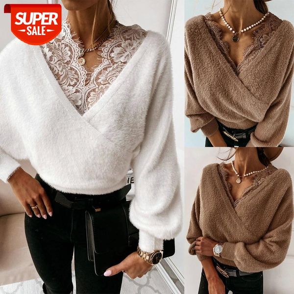 plush t-shirts women new autumn solid lace strap patchwork see through v-neck backless long sleeve pullover slim short #rn7b, White
plush t-shirts women new autumn solid lace strap patchwork see through v-neck backless long sleeve pullover slim short #rn7b, White