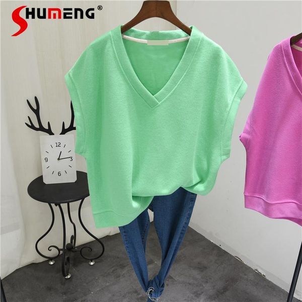 women's vests 2021 spring fall v-neck women vest korean-style ins pullover loose large size simple all-match sleeveless short waistcoat, Black;white
women's vests 2021 spring fall v-neck women vest korean-style ins pullover loose large size simple all-match sleeveless short waistcoat, Black;white