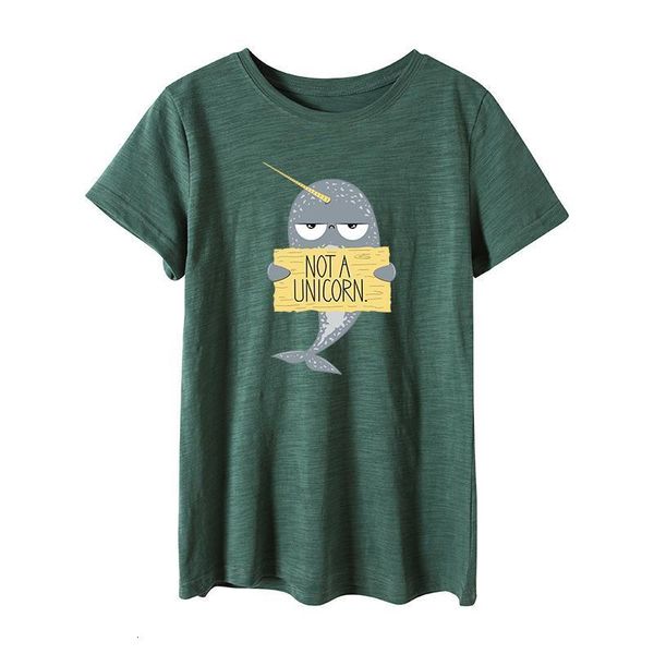 plus size 100% cotton women t-shirt o-neck not a unicorn printed casual female tees good-quality summer t shirt s-5xl, White
plus size 100% cotton women t-shirt o-neck not a unicorn printed casual female tees good-quality summer t shirt s-5xl, White