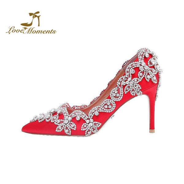 dress shoes 2021 elegant red satin bride gorgeous rhinestone wedding party pointed toe handmade lady high heels cinderella pumps, Black
dress shoes 2021 elegant red satin bride gorgeous rhinestone wedding party pointed toe handmade lady high heels cinderella pumps, Black
