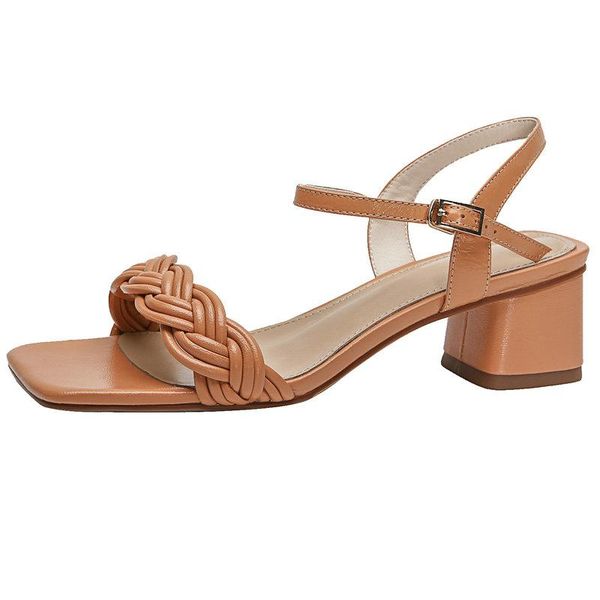 sandals buckles shoes woman high heels 2021 summer genuine leather women's platform office lady thick pumps female, Black
sandals buckles shoes woman high heels 2021 summer genuine leather women's platform office lady thick pumps female, Black
