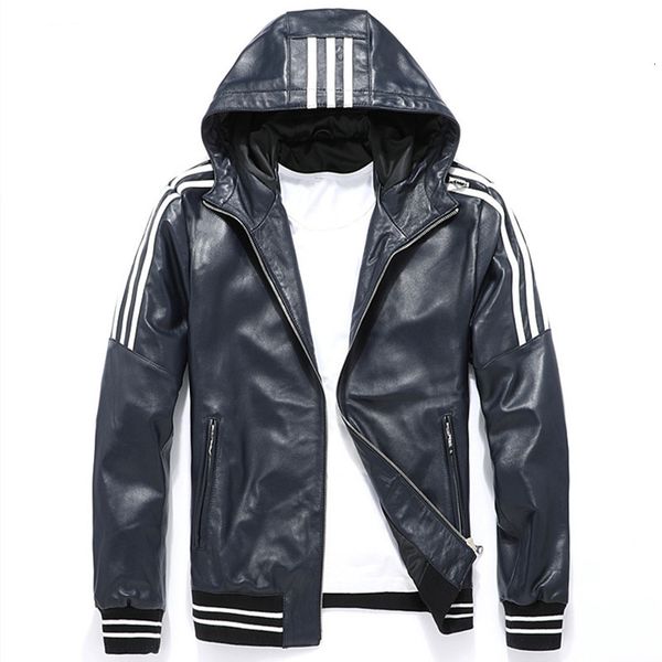 2021 new spring and autumn leather jackets men's the first layer sheep short slim hoodie handsome baseball jacket coats sukt, Black
2021 new spring and autumn leather jackets men's the first layer sheep short slim hoodie handsome baseball jacket coats sukt, Black