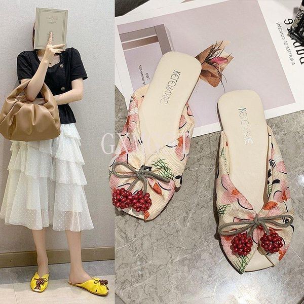slippers cute fruit printing designer women slip on mules low heel casual shoes british wooden block heels summer pumps footwear, Black
slippers cute fruit printing designer women slip on mules low heel casual shoes british wooden block heels summer pumps footwear, Black