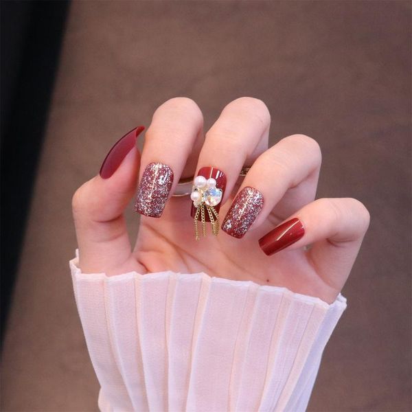 false nails 24pcs red flower shape printed wear short paragraph fashion manicure patch save time wearable nail, Red;gold
false nails 24pcs red flower shape printed wear short paragraph fashion manicure patch save time wearable nail, Red;gold