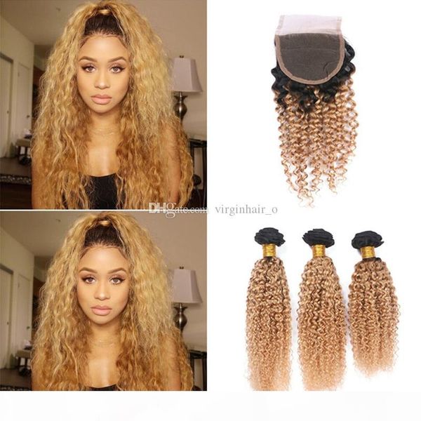 ombre brazilian hair with closure afro kinky curly 3 bundles ombre #1b 27 honey blonde dark root ombre virgin hair weave with closure, Black
ombre brazilian hair with closure afro kinky curly 3 bundles ombre #1b 27 honey blonde dark root ombre virgin hair weave with closure, Black