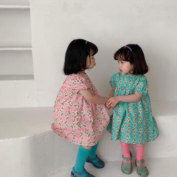 summer style puff sleeve girls girl dresses korean floral baby toddler clothes, Red;yellow
summer style puff sleeve girls girl dresses korean floral baby toddler clothes, Red;yellow
