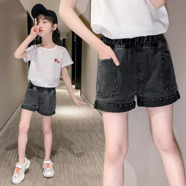 shorts black jeans for teenage girls mid waist denim short trousers clothing kids summer 2021 pant clothes age 5 6 7 8 10y 
shorts black jeans for teenage girls mid waist denim short trousers clothing kids summer 2021 pant clothes age 5 6 7 8 10y