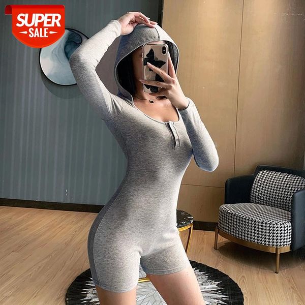 2020 Sexy Women Fall Long Sleeve Slim Pure Color Jumpsuit Rompers One-pieces V-neck Hooded Front Button Up Playsuit Biker Shorts #Ib6r, White
2020 Sexy Women Fall Long Sleeve Slim Pure Color Jumpsuit Rompers One-pieces V-neck Hooded Front Button Up Playsuit Biker Shorts #Ib6r, White
