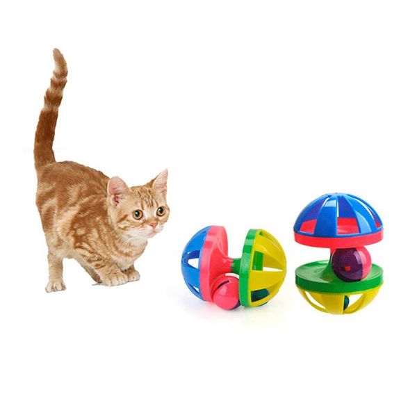 cat toys 1pc squeaky tease ball colorful double bell roller interactive hollow exerciser pet supplies for cats
cat toys 1pc squeaky tease ball colorful double bell roller interactive hollow exerciser pet supplies for cats