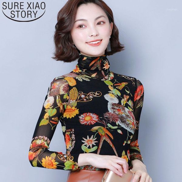 women's blouses & shirts 2021 fashion women long sleeve casual printed turtleneck and plus size 6120 50, White
women's blouses & shirts 2021 fashion women long sleeve casual printed turtleneck and plus size 6120 50, White