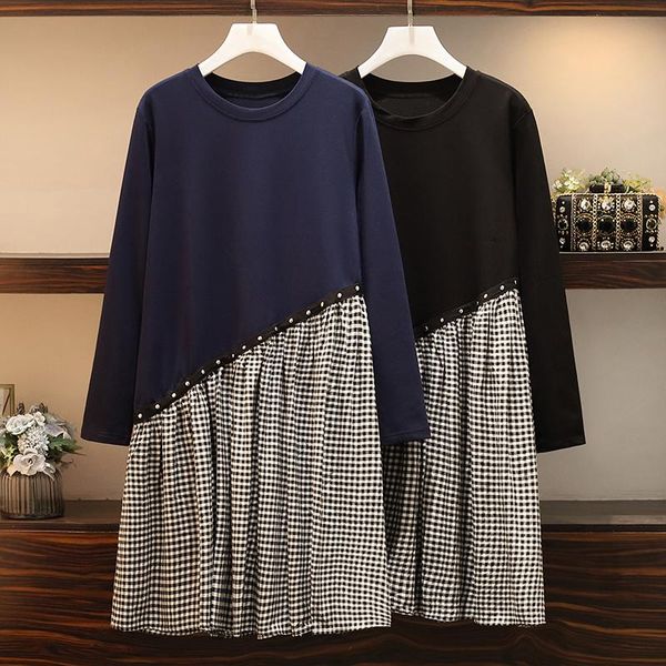 plus size dresses kekeplus l-4xl elegant ladies patchwork dress oversized women clothing 2021 autumn vintage robe vestidios 3005, Black
plus size dresses kekeplus l-4xl elegant ladies patchwork dress oversized women clothing 2021 autumn vintage robe vestidios 3005, Black