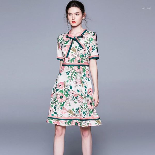 casual dresses runway elegant foral print beach women dress bow o neck summer holiday bohemia female vestidos robe, Black;gray
casual dresses runway elegant foral print beach women dress bow o neck summer holiday bohemia female vestidos robe, Black;gray