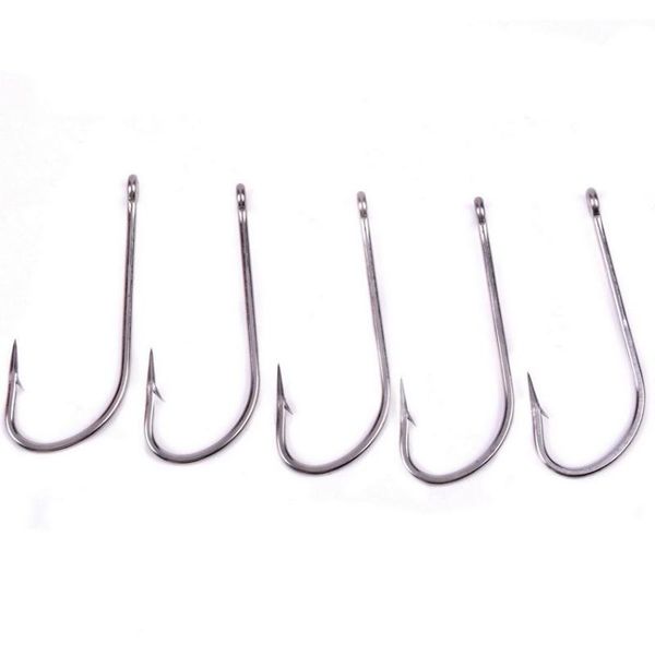 50pcs 1/0-10/0# stainless steel fishhook size brand fishing hook fish hook white color jig big hooks treble hooks texas tackle
50pcs 1/0-10/0# stainless steel fishhook size brand fishing hook fish hook white color jig big hooks treble hooks texas tackle