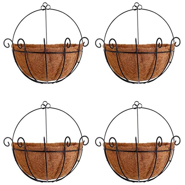 other garden supplies metal hanging planter basket with coco coir liner wall mount wire plant holder for indoor outdoor porch (4 pack)
other garden supplies metal hanging planter basket with coco coir liner wall mount wire plant holder for indoor outdoor porch (4 pack)