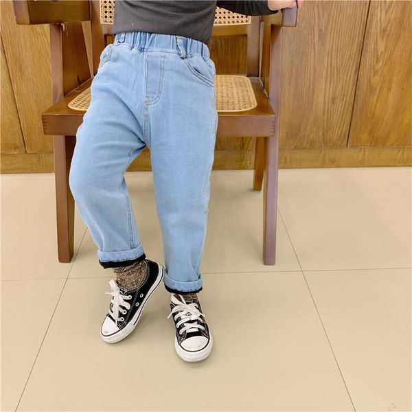 jeans wlg baby boys girls winter kids velvet thick solid denim blue jean children warm casual trousers 1-6 years
jeans wlg baby boys girls winter kids velvet thick solid denim blue jean children warm casual trousers 1-6 years