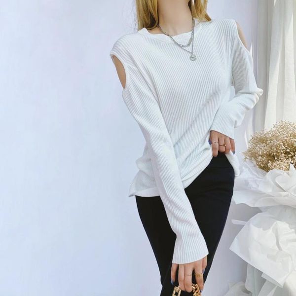 women's sweaters off shoulder sweater women casual o neck long sleeve loose knitted solid basic elastic soft vintage clothes autumn, White;black
women's sweaters off shoulder sweater women casual o neck long sleeve loose knitted solid basic elastic soft vintage clothes autumn, White;black