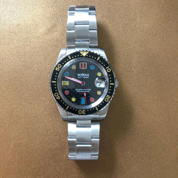 wristwatches watch 40mm japanese nh35 automatic movement acrylic 316l stainless steel case bracelet c3 green luminous components, Slivery;brown
wristwatches watch 40mm japanese nh35 automatic movement acrylic 316l stainless steel case bracelet c3 green luminous components, Slivery;brown