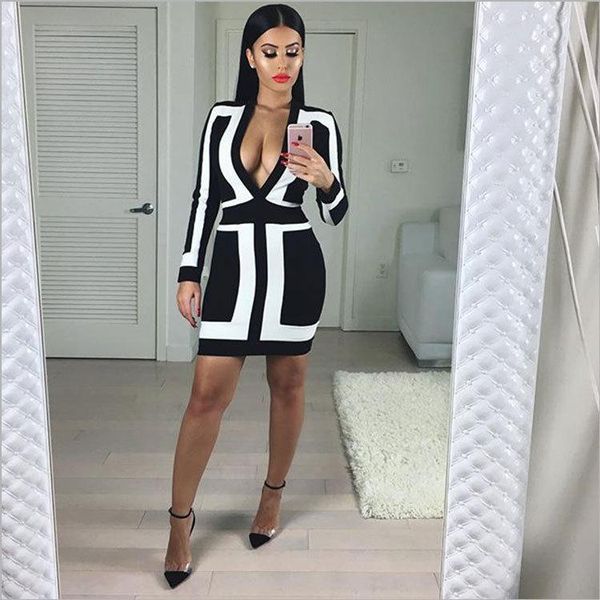 casual dresses 2021 autumn deep v color contrast bag hip fashion women yamasun women's dress, Black;gray
casual dresses 2021 autumn deep v color contrast bag hip fashion women yamasun women's dress, Black;gray