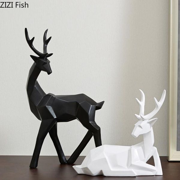 decorative objects & figurines european figurine geometric deer sculpture resin animal statue crafts living room furnishings home decoration
decorative objects & figurines european figurine geometric deer sculpture resin animal statue crafts living room furnishings home decoration