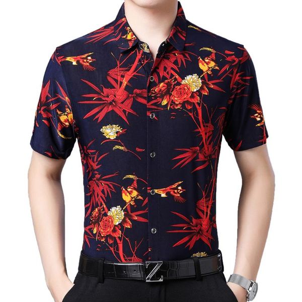 men's casual shirts 2021 fashion summer short sleeve mens clothing luxury hawaiian print shirt for men vintage streetwear dress 1071, White;black
men's casual shirts 2021 fashion summer short sleeve mens clothing luxury hawaiian print shirt for men vintage streetwear dress 1071, White;black