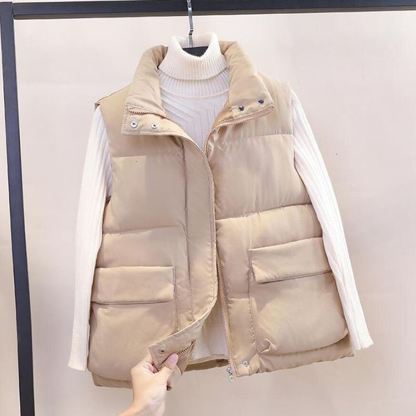2021 new autumn down cotton casual female short sleeved waistcoat plus size 5xl warm coat o2iu, Black;white
2021 new autumn down cotton casual female short sleeved waistcoat plus size 5xl warm coat o2iu, Black;white