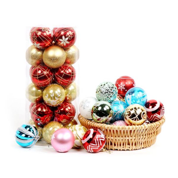 party decoration 24pcs christmas tree decorations balls bauble xmas hanging ball ornaments for home year gift
party decoration 24pcs christmas tree decorations balls bauble xmas hanging ball ornaments for home year gift
