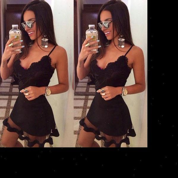 women sleeveless party evening summer beach short mini dress lace v neck strap mini dress, Black;gray
women sleeveless party evening summer beach short mini dress lace v neck strap mini dress, Black;gray