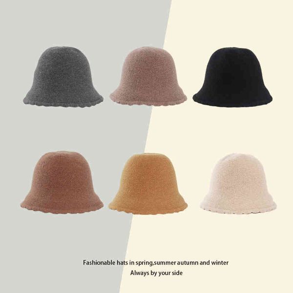 new knitted bucket hat simple fashion versatile lace basin hat warm wool autumn and winter accessories black friday, Blue;gray
new knitted bucket hat simple fashion versatile lace basin hat warm wool autumn and winter accessories black friday, Blue;gray